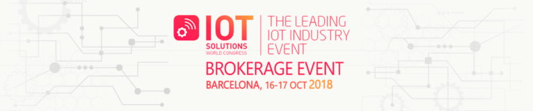 Encuentro empresarial "IoT (Internet of things) Solutions World Congress 2018" - Barcelona 16 y 17 de octubre