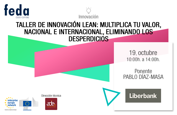 Taller de Innovación LEAN: Multiplica tu valor nacional e internacional, eliminando desperdicios. Albacete, 19 Octubre, 10 horas