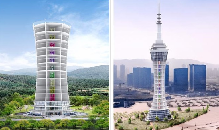 Ref. TOKR20210817002 Empresa coreana ofrece un nuevo sistema de energía eólica con palas horizontales que tiene una eficiencia cuatro veces mayor que los métodos convencionales
